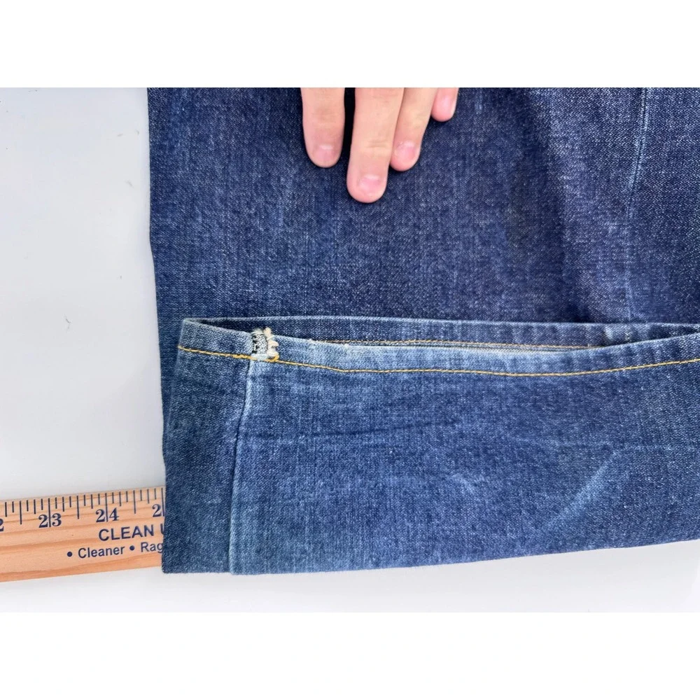 Y2K Rocawear Mens Jeans‎ 42x34 Baggy Wide Leg Straight Fit Embroidered Pockets